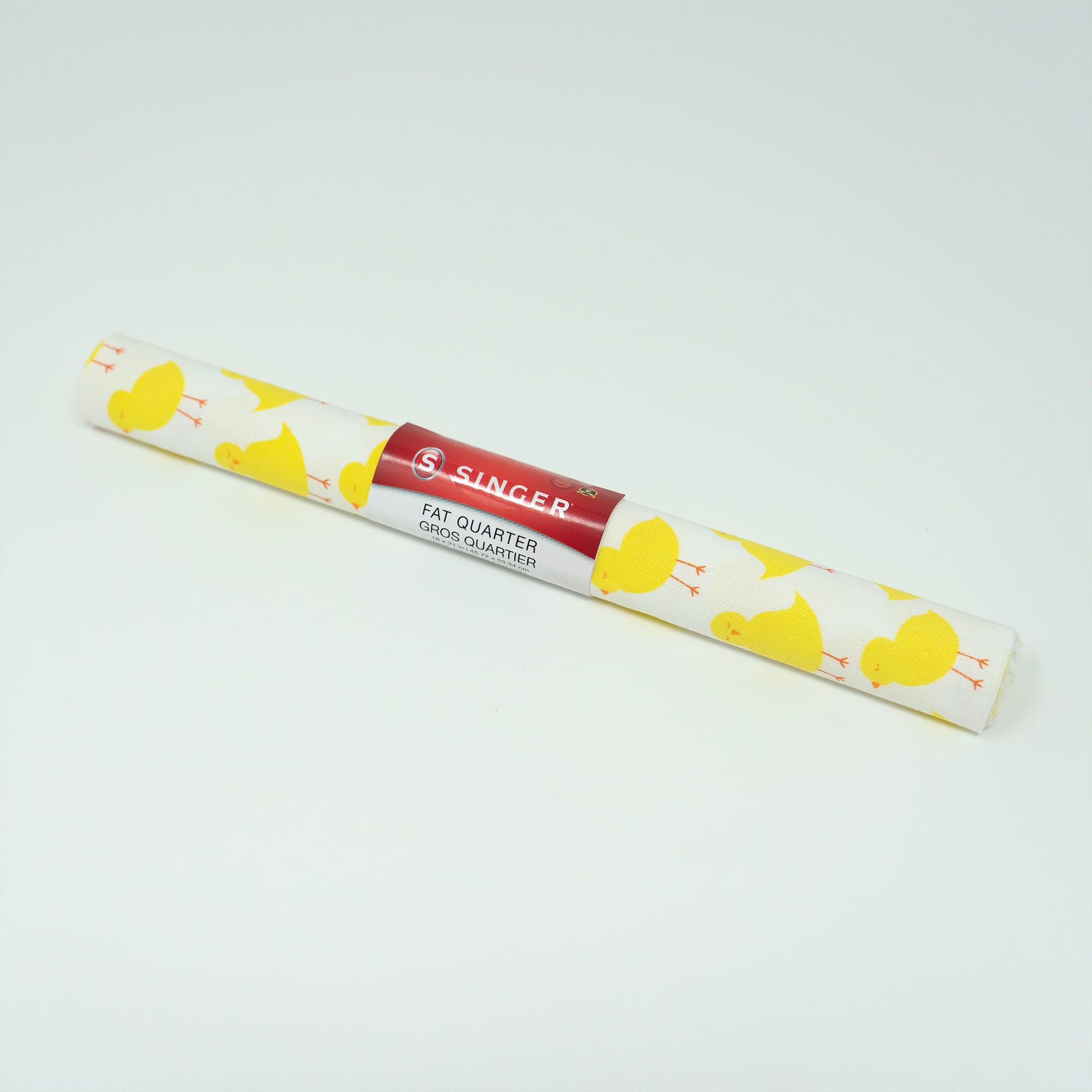 SINGER Cute Chick Print Ringspun Cotton Fabric Fat Quarter